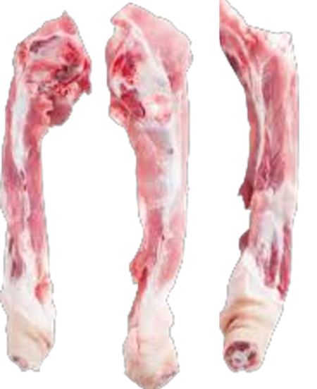 Pork tail bones